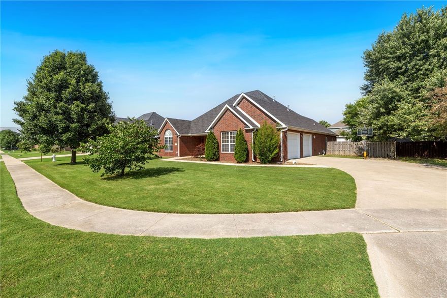 Nestled into a quiet and mature subdivision in a highly convenient area, this large family home offers spaces that new construction houses just don't provide. 

Situated on a large level lot (0.28 acres) on a cul de sac, this all brick home offers an oversized 2 car garage, large driveway, beautiful curb appeal, & a newer extra wide double gate built in the back fence that is ideal for RV parking! 

Inside you will find a split floorplan with 4 large bedrooms, cathedral ceilings, & an eat in kitchen with separate formal dining! With ample space for living, entertaining, and storage this home will meet all the needs of your family for years to come. 

With easy access to all that Fayetteville offers and just 10 minutes from U of A, there is no shortage of benefits to this area! Shopping, trails, restaurants, parks & more. All conveniently located a short distance from this peaceful home tucked away in an established & well maintained subdivision.

Location! Quality! Convenience! This home checks all boxes!