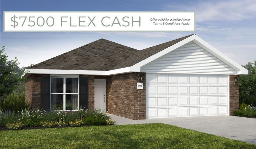 This 3 bedroom, 2 bath 1200 square foot hybrid floor plan
offers the luxury of a brick exterior, with the affordability
of cottage finishes inside. Gather around the spacious
kitchen island with friends and family. LVP flooring
throughout upgrades your home with durability and style.
Enjoy the privacy of a secluded primary suite and a
sizable walk-in closet. This hybrid floor plan is the
definition of affordable luxury, with a modern design that
suits a busy and active lifestyle.

*Taxes subject to change based on new construction.*