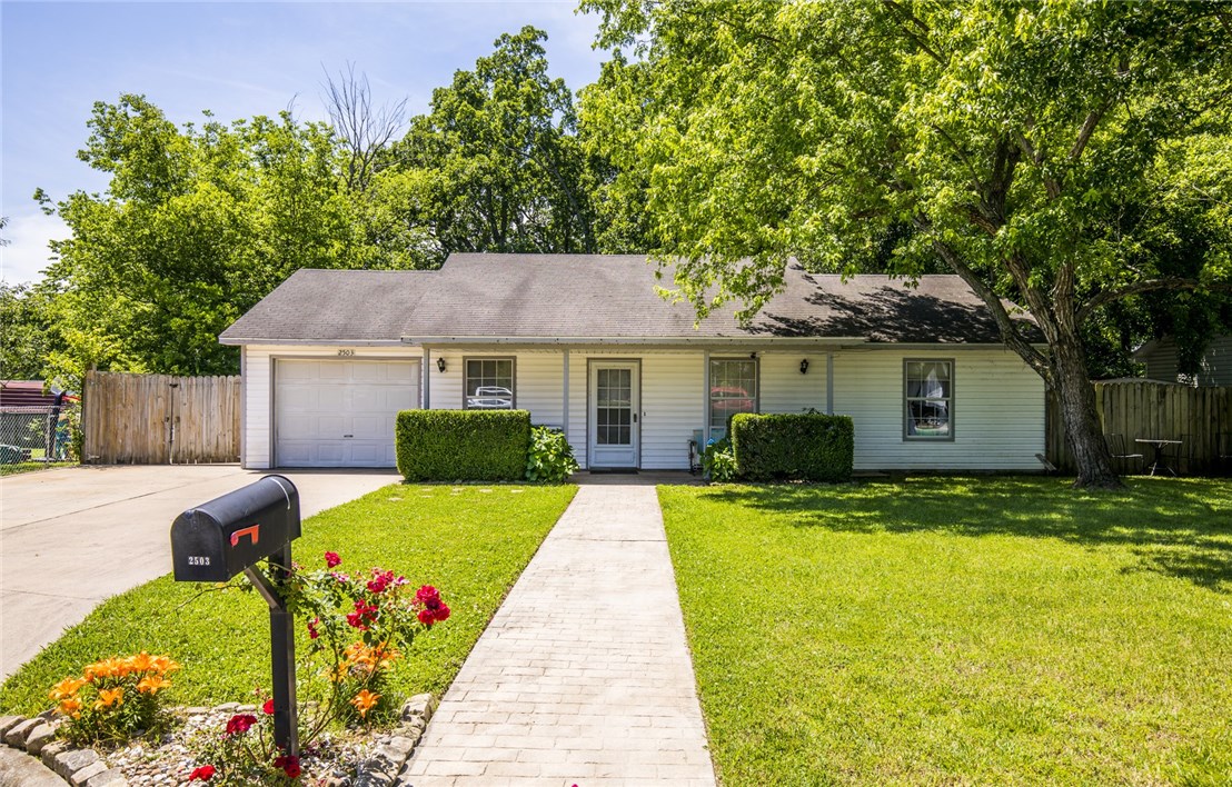 Lovely 4 Bedroom, 2 bath home in the heart of Johnson. Conveniently located to I-49, University of Arkansas and the Northwest AR Mall. This home has a huge fenced in backyard with privacy fence. Storage building in the backyard. There is an additional concrete driveway pad that extends to the side of the house for parking a trailer. This house is in a cul-de-sac. Won't last long!