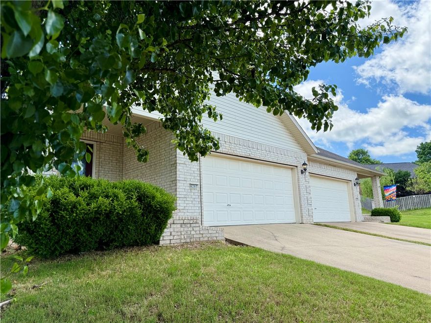 Upscale Duplex located on a corner lot, One side is currently occupied on a month to month bases.  Make the vacant side your home and continue to lease occupied side or perfect for an extended family situation.  Harmony Pointe Park is located just down the street and has a cozy neighborhood feel with single family homes as the primary homes in this neighborhood. Both sides are equipped with washer, dryer and refrigerator.  Both sides have 3 bedrooms, 2 full baths, pantry, 2 car garage, extra wide hallways, ceramic tile throughout, new granite on vacant side, front porch and backyard patio with privacy fence around backyards. Make your showing time appointment and make this your home or a great investment.