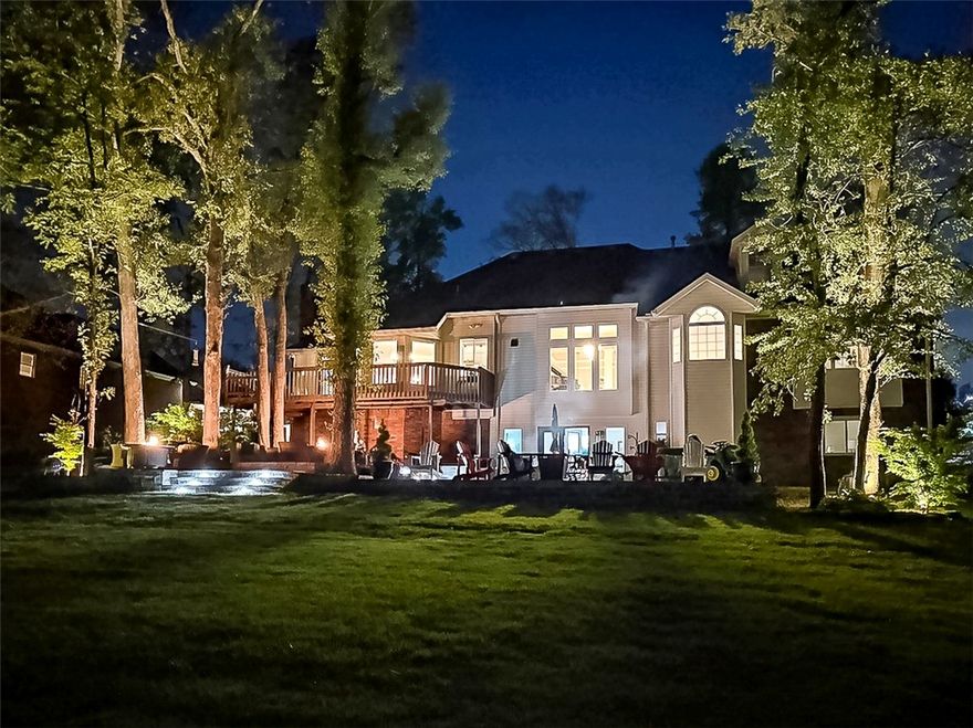 Discover the epitome of luxury in this meticulously remodeled home situated on 1.01 acres in an ideal locale near the Promenade & Pinnacle Hills, backing to the Turtle Creek Trail+Osage Creek. This stunner boasts extensive updates & outdoor features you won’t find just anywhere, including solid oak floors, vaulted ceilings, large picture windows, modern kitchen with island, private office with custom built-ins, wine room, pickleball | basketball court, putting green, sizable patio with firepit, hot tub, irrigation system, new roof & more. Offering both beauty & function, this home features a sprawling main level including a spacious primary suite with spa-like bthrm & walk-thru closet, guest bdrm with full bath, & multiple living+dining areas to relax & entertain. Downstairs you’ll find the ultimate of game rooms, an additional guest bdrm+bonus room (currently an entertaining kitchen but could be a 5th bdrm, you’ll see). Other highlights-Smart home tech, LED lighting, & Pre-Wired for audio throughout.