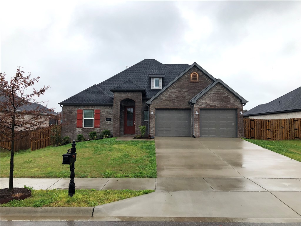 Beautiful 4 bedroom, 3 bath home in the desirable Chandler Run subdivision of Rogers. Hardwood flooring throughout with a beautiful open concept. Kitchen features an island with granite counters, a gas range, and stainless steel appliances. Fully landscaped yard with shadow box privacy fence.