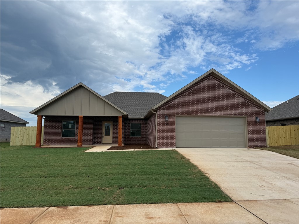 Beautifully designed floor plan featuring 3 spacious bedrooms plus a dedicated office. Quality finishes throughout include detailed trim work, cabinetry with soft close doors and drawers, a gas range, thick countertops and more. The luxurious primary suite offers an oversized, fully tiled shower. Additional features include blinds, gutters, a fully sodded yard, and a complete privacy fence. Close to Creekside Park.