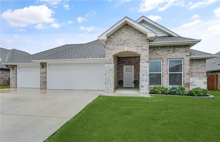 More and More Savings!!! Welcome to your next home. This classy 3 bedroom home is just waiting for you! Bright and open entryway, this home also features lots of granite counter space, SS appliances, walk in pantry and lots of room to move around. Laundry room opens up to master closet,  the bath features split vanities and soaker tub separate from the shower. Outside in the back there is a covered patio, gorgeous lawn surrounded by a privacy fence. Close to schools! Builders extended home Warranty until 2033! $5,000 Seller will pay towards closing cost. $4,000 IN LENDER'S CREDITS. LOTS OF SAVINGS YOU JUST CANT MISS!! Give me a call to schedule your showing TODAY!!!