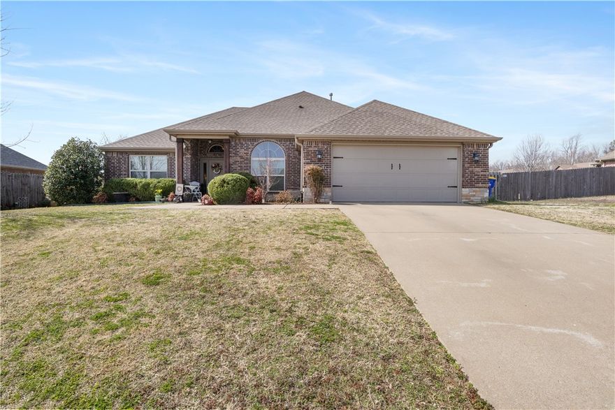 Located in the highly sought-after Weatherton subdivision (complete with a community pool and playground) this beautifully maintained 3-bedroom, 2-bath home offers comfort, flexibility, and an unbeatable location. The split floor plan provides privacy and functionality, while the additional living space gives you options to create a home office, formal dining area, playroom, or home gym to fit your lifestyle. This is truly a home designed to adapt to you. Step outside to a flat backyard featuring a new gazebo; perfect for relaxing evenings, weekend gatherings, or letting pets and kids play freely. Just minutes from the Walmart AMP, Topgolf, and Pinnacle Hills Promenade, you’ll love the convenience just as much as the home itself. Opportunities like this don’t last long. Schedule your showing before it’s gone.