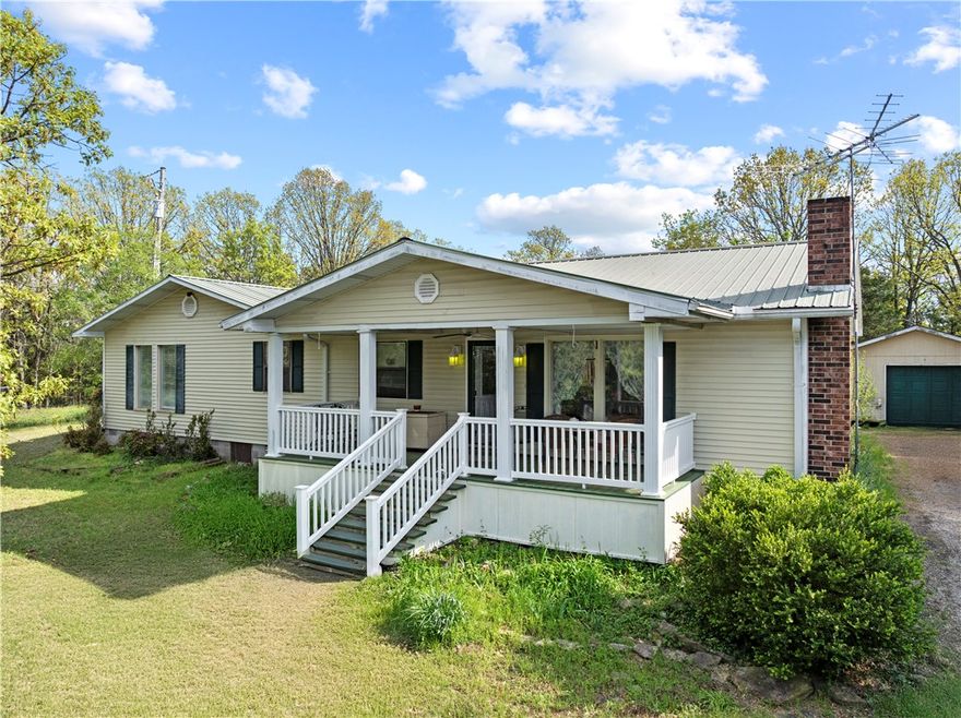 4BR/2BA home on approx. 8 acres in Marion County offering privacy, space, and versatility. Ideal for lake home, hobby farm, shop property, or country living. Home features a functional layout with comfortable living areas and natural light throughout. Property includes a 40x50 shop building ideal for RV storage, boat storage, workshop, or home-based business, plus a detached garage for additional parking or workspace. Land offers a mix of open and wooded acreage, suitable for recreation, gardening, or small livestock. Potential for a lake view of Bull Shoals Lake with selective tree clearing, or maintain tree coverage for added privacy. Located near lake access, fishing, boating, and outdoor recreation.
*Images have been digitally altered to remove personal belongings*