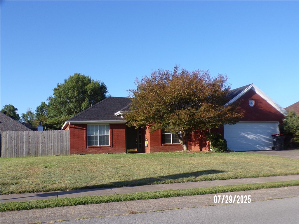 Brand new roof, property in need of tlc but is in a great location. Carpet has been removed from bedrooms, interior needs fresh coat of paint. Roof replaced in the last 30 days. Split bedroom floor plan, with primary bath having separate shower from tub and walk in closet.
