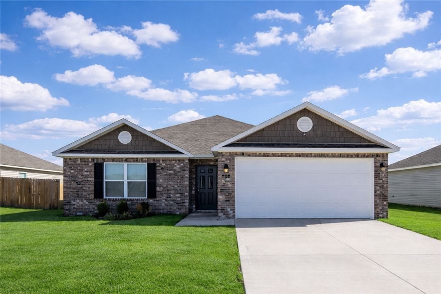 Offering spaciousness, your new home is waiting for you and has everything you have been searching for.  Perfect blend of comfort and functionality, featuring three bedrooms and 2 full baths, it provides ample space for guests.  The open concept living area seamlessly connects the kitchen, dining, and living spaces creating an inviting atmosphere for entertaining.  Don't miss seeing this home.