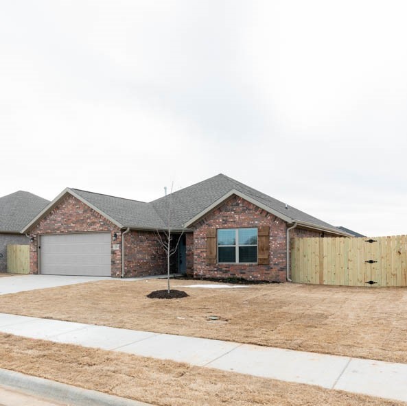 This larger 3-bedroom 2-bath home has over 1700 sq. feet. Open floor plan with luxury vinyl plank flooring, island bar, ss appliances, gas range, open floor concept, and split floor plan. Full privacy fenced yard. Newer subdivision and in a fabulous sub. and close to schools. Covered porch and large privacy fenced back yard. 1 small pet negotiable with increased deposit. All adult occupants must complete application. $50/person to apply. Application attached.