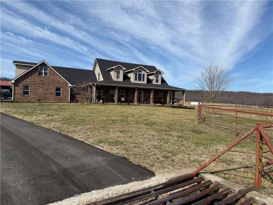 Welcome to 836 Madison 7412, Hindsville, AR — 60 breathtaking acres of rolling Ozark countryside with a year-round spring-fed creek running through the the property. Beautiful 4 B 3Bath 4,384 sq ft home. w/ 2Bed 1Bath detached apartment with separate utilities allows additional income

Located in peaceful Hindsville, this rare offering combines natural beauty, with a working cattle operation. Whether you're seeking a private estate, working farm, hunting retreat, or investment opportunity, this property delivers.

60 Acres

The land features a mix of open pasture providing flexibility for livestock, horses, hay production, or recreational use. Gently rolling terrain offers multiple scenic views of the surrounding Ozark hills.


A true highlight of the property is the live, spring-fed creek that flows year-round. This natural water source enhances the land’s agricultural value while creating a serene setting perfect for fishing, wildlife watching, or simply enjoying the peaceful sound of flowing water.