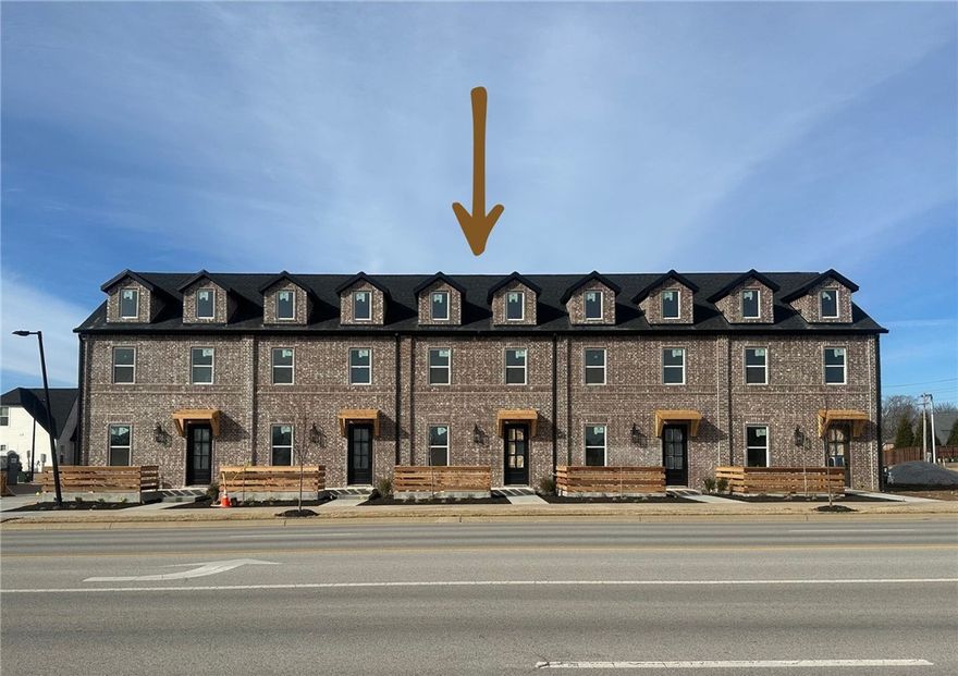 Introducing the Brownstones at Bellview Place, a boutique community thoughtfully designed for modern living and long-term value. These 3-bedroom, 2.5-bath, two-level residences offer approximately 1,841 square feet of well-planned space with timeless architecture and quality finishes throughout.

Construction is in the final phases, with interior completion underway, making these homes nearly move-in ready. Bellview Place is a walkable, community featuring cottage and townhomes, brick paver streetscapes and a future bark park, enhancing both lifestyle and neighborhood appeal.

Ideally located just minutes from Pinnacle Hills Promenade, providing convenient access to shopping, dining, entertainment, and major employers.

Seller is offering a $10,000 flex credit, which may be applied toward financing costs, closing costs, or a move-in package including refrigerator, washer, and dryer (buyer choice). Limited availability in a rapidly growing area, schedule your private showing today.