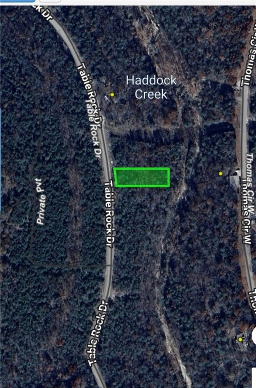Build your dream home in the heart of the Ozarks on this beautiful 0.38-acre lot nestled in a quiet, secluded area of Holiday Island. Backing up to a peaceful creek, this property offers a serene natural setting perfect for relaxation and privacy. Conveniently located just minutes from everything Holiday Island has to offer, including the Table Rock Lake marina, recreation center with pool, tennis and pickleball courts, mini golf, a 9-hole executive golf course, and an 18-hole championship course. Enjoy close proximity to Table Rock Lake with access to the marina, fishing dock, boat launch, and nearby park. Utilities are ready with water and sewer on site, making building easy. Shopping, dining, and banking are nearby, with downtown Eureka Springs just 15 minutes away, Branson 45 minutes, and Berryville 30 minutes. Ideal for a full-time home or peaceful getaway.