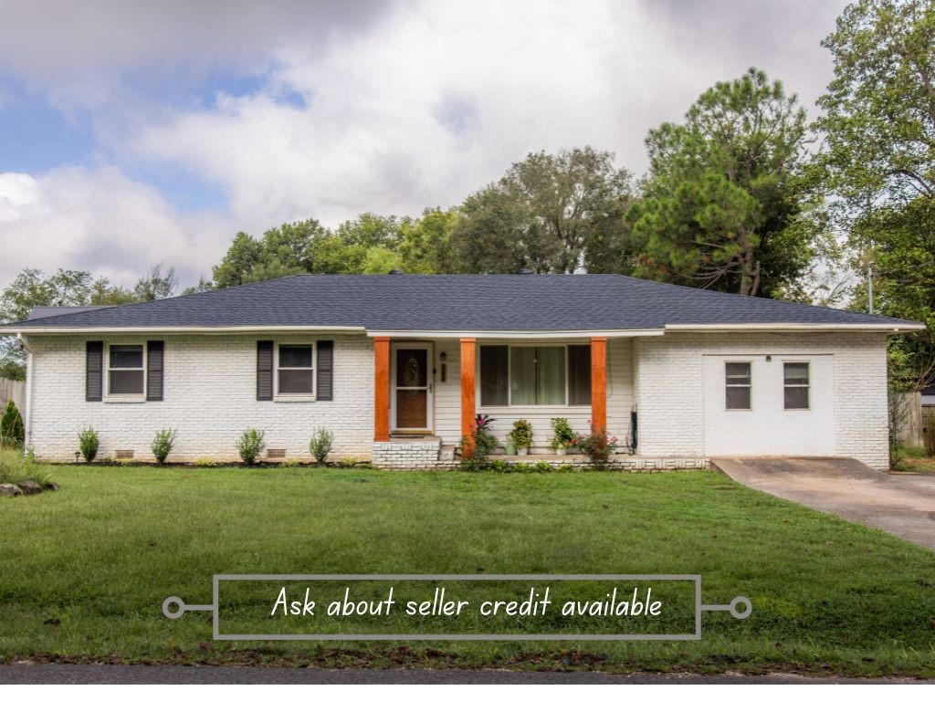 This home is all buttoned up and ready for its new owners! Seller offering a $5,000 credit to buyer at closing. The home and lot are so spacious! The cohesive layout boasts a centeral kitchen, dining, living area and split bedroom layout. There is a large bonus room that can be used as a primary bedroom with ensuite half bath or a bonus room. This lot is spacious, partially shaded, and great for life and entertaining.The roof is new this year.  Prairie Grove is a small town packed Big amenities. The home is an easy distance to the historic downtown, restaurants, grocery store, and parks.