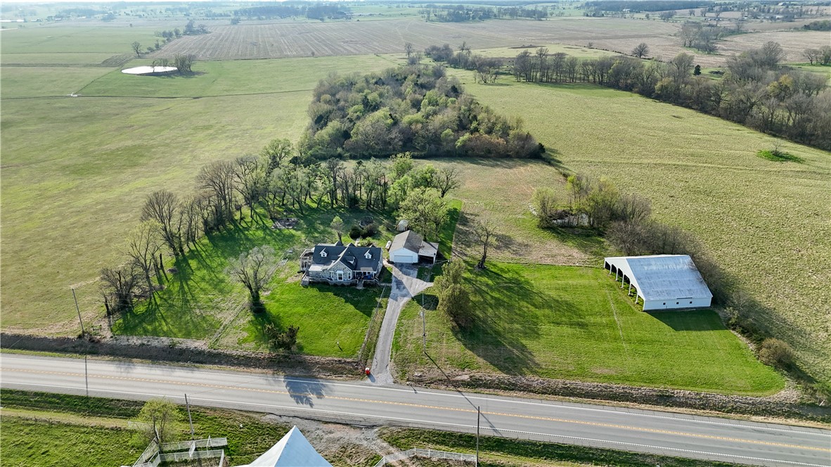 View of rural area with farmland