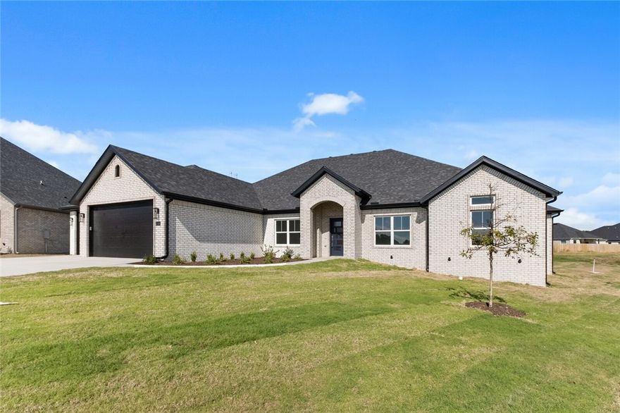 Seller will pay for 2/1 rate buydown or $10,000 closing costs with $3000 preferred lender credit. Buyers must use the seller's preferred lender to take advantage of these incentives. The seller will pay up to $10,000 in closing costs with the buyer's lender of choice. New construction in a great location! Beautiful 5 bed, 3.5 bath. Open concept plan makes living area great for family time and entertaining. The kitchen has beautiful custom cabinets and a double oven. Large covered porch with outdoor fireplace. Primary bath features a tiled shower, stand free standing tub and a large closet. Pictures are not of actual home, but similar plan and finish. House is still under construction. Taxes are based off the land only.
