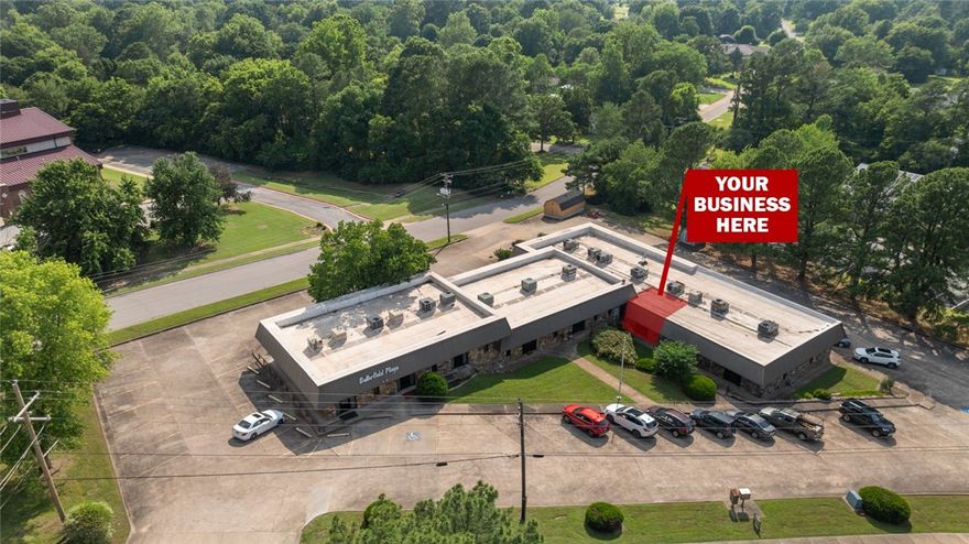 +/- 360 SF of office space is now available for lease in Fayetteville! This efficient and well-designed suite includes a welcoming reception area, two private offices, and a private restroom - making it an ideal solution for small businesses, startups, or remote professionals. Conveniently located less than a mile from N College Ave and just about a mile from Highway 265, the space offers easy access to major
thoroughfares. Offered on a gross lease with a minimum one year term, tenants enjoy simple, predictable costs and are only responsible for their own internet and phone services.