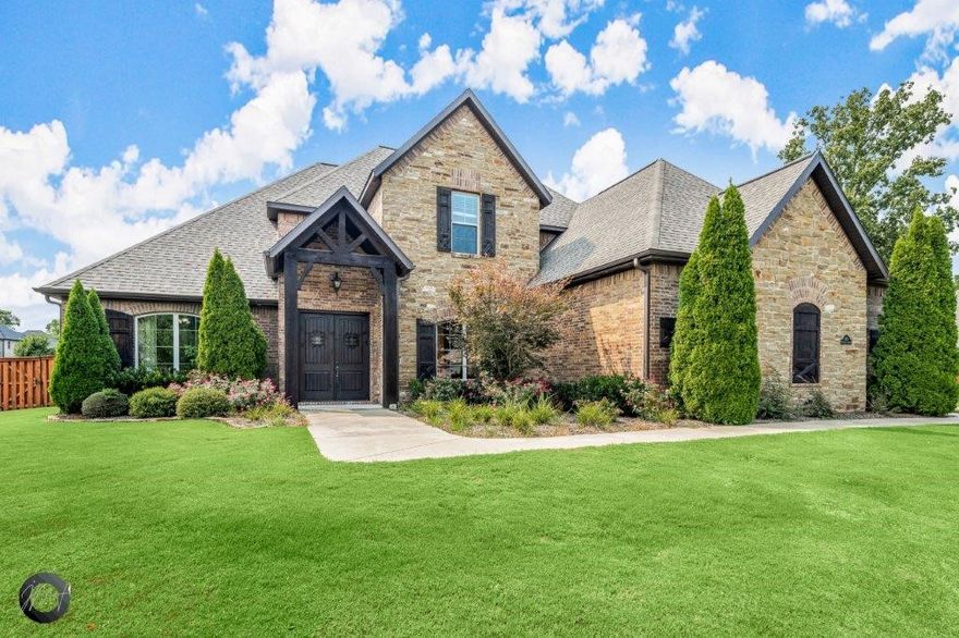 Beautiful Angel Falls home located on a flat 0.67Ac corner lot w/private in-ground pool, outdoor FP and built-in grill. This home offers all wood flooring throughout, open concept living, dedicated office with beamed ceilings, formal dining space, outdoor oasis and much more.  Living room overflows with natural light, gas log fireplace flanked by built-in cabinets and opens to the kitchen.  Kitchen has double islands, gas range, double ovens and wine fridge. Master retreat downstairs w/direct access to backyard.  Upstairs has 3 large bedrooms, 2 full baths and media room. Angel Falls offers direct access to Coler Mt. Bike trails. WILL NOT LAST LONG!