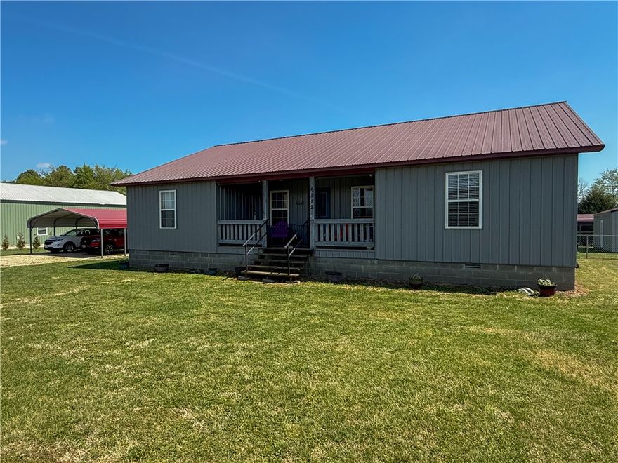 Tucked into the rolling Boston Mountains of Madison County, this well-built 2016 home in Wesley delivers the Ozark lifestyle buyers are chasing — without sacrificing everyday comfort.
Set on 1.29 level, landscaped acres in the quiet Richland Creek Estates community, this 3BR/2BA home features 1,824 SF of smart, split floor plan living with LVP flooring, walk-in closets, Energy Star appliances, and a durable metal roof built to last. The detached carport and 240 SF outbuilding add real utility for tools, hobbies, or weekend gear.
Step outside and you're minutes from the Richland Creek Wilderness — 11,800 acres of Boston Mountain backcountry loaded with waterfalls, swimming holes, hiking, and kayaking. This is where people escape to. Now you can live here.
Eligible for Rural Development, VA, FHA, and conventional financing. Seller requires a close no sooner than June 15th.
Come for the quiet. Stay for everything else.