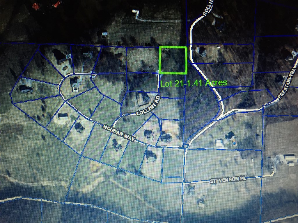 Wonderful hilltop property, amazing view of Spanker Creek valley. Very private and quiet. Average home values in subdivision range $350K-$500K ave. Great lot to build your dream home.