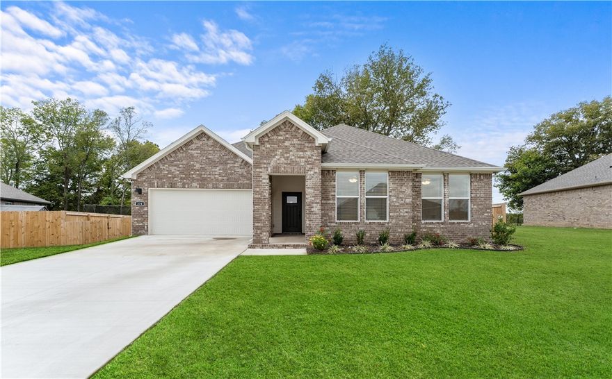 Back on the market at no fault of Seller. This barely-lived-in 4 bed, 2 bath home in Goose Creek, just over the Fayetteville city line into Farmington, is ready for its next owner. Occupied for only 9 short months, the home boasts thoughtful upgrades that make it stand out from the rest. Situated on a spacious .33-acre lot, you'll enjoy the privacy of three brand-new sides of fencing, installed by the seller. The rear wire fence remains nearly invisible from the comfort of the back patio, allowing for an unobstructed view of the beautiful and rare farmland just beyond—a truly peaceful and private backdrop. Additional features include a new backyard storage shed and gutter guards with a with transferrable warranty recently added to the roof. Refrigerator and brand-new riding lawn mower are negotiable with acceptable offer. Enjoy small-town subdivision charm without sacrificing privacy or exceptional country views along with the perks and upgrades of post-construction living.