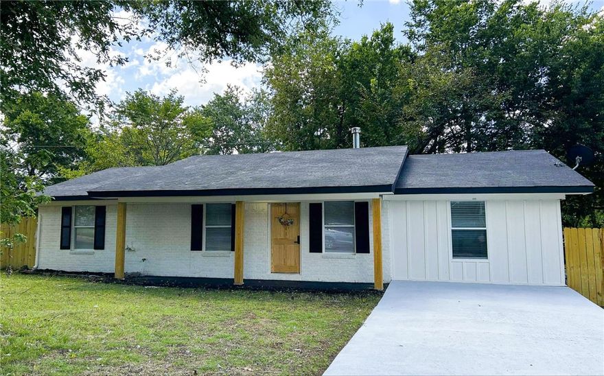 Beautifully renovated 3bedroom, 2bath home featuring a spacious living area and a modern kitchen with brand new appliances and stylish fixtures. Nestled in the lush greenery of Prairie Grove, this inviting home sits on a private, quiet street within a safe and welcoming neighborhood. A perfect blend of comfort and modern living come see it for yourself!