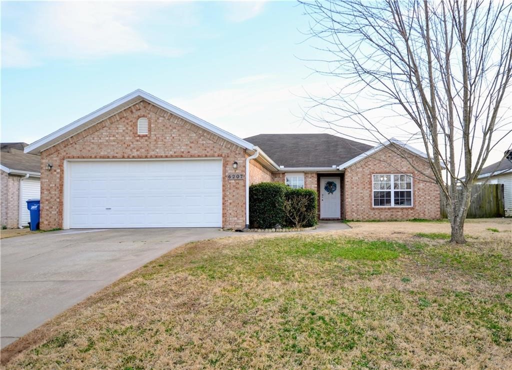 Welcome To Your Next Home! This well-maintained Bentonville home is move-in ready and features 4 spacious bedrooms, 2 baths, kitchen w/ eat-in dining, and large living room with new floors and wood burning stove fireplace. Fully fenced backyard.