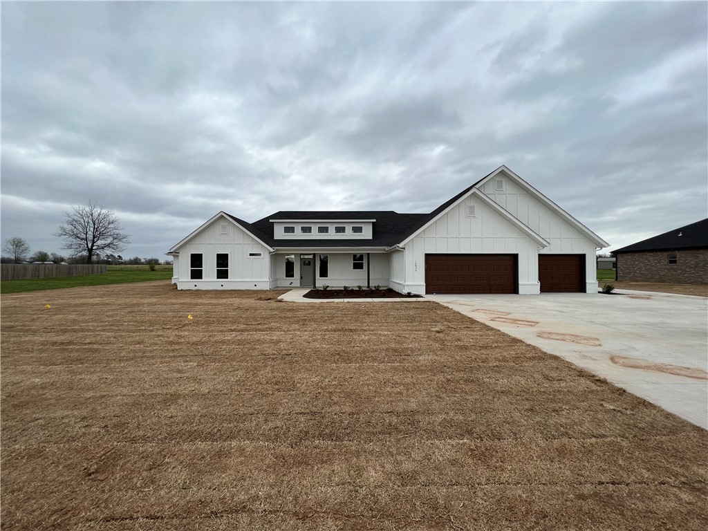 Hard to find new construction probuilt home on 1 acre lot. Conveniently located with minutes to I-49 corridor. Amenities include, granite counter tops, luxury vinyl plank flooring, carpet in bedrooms, led lighting and much more. This 4 bedroom 3 bath home with 3 car garage has all the room you could need.