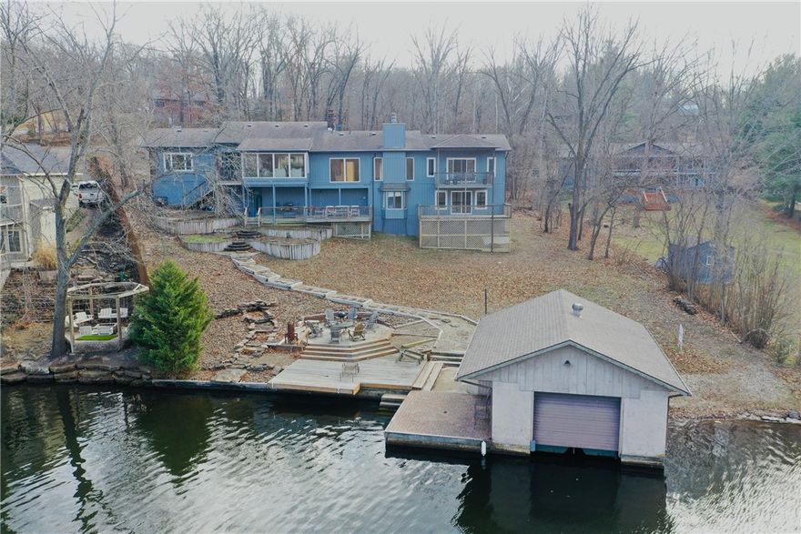Welcome To Your Next Home! Prime Lake Windsor Location.  One Of A Kind! Enjoy Year Round Beautiful Panoramic Lake View From Every Room In The House.  3 bedrooms in the main lever with two full bathroom, one extra bedroom and full bath in the lower level & 2 Lots Sit at the end of CUL-DE-SAC. Sold As-Is