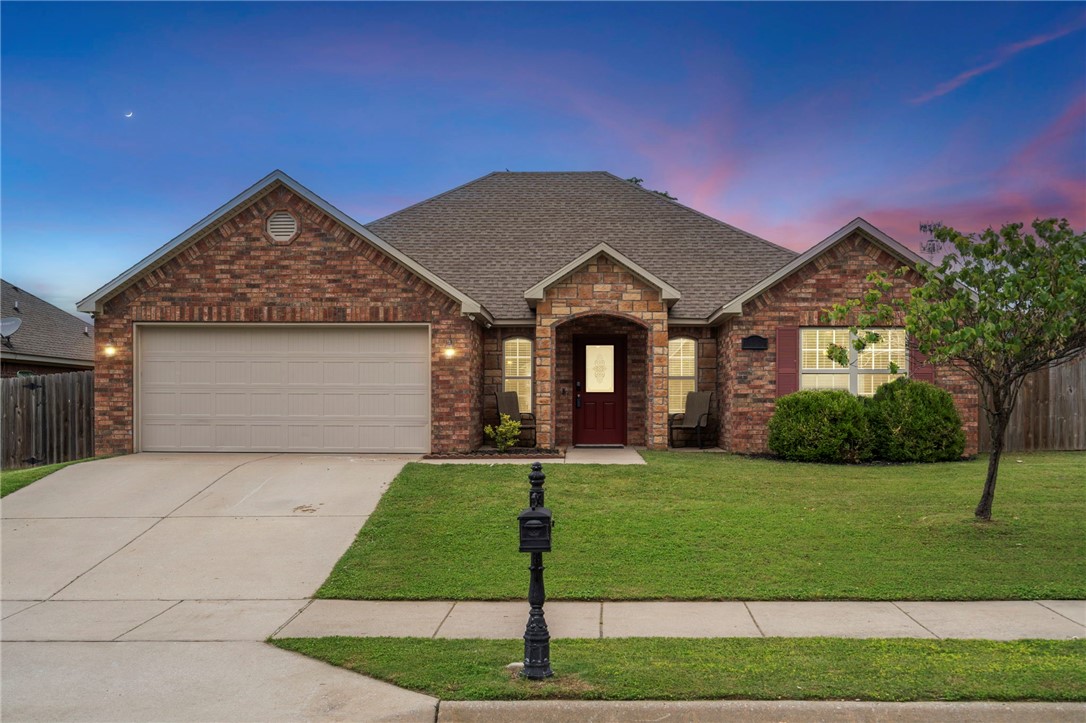Discover this charming 1,690 sq. ft. all-brick single-family home in the heart of Rogers, AR, offering 4 bedrooms and 2 bathrooms. Perfectly blending style and comfort, this residence boasts elegant archways, an open-concept living area with hardwood floors, and an eat-in kitchen featuring granite countertops, stainless steel appliances, and ample cabinetry. The spacious master suite includes a walk-in closet and en-suite bath with dual vanities. Step outside to a privacy-fenced backyard, ideal for relaxation or entertaining, complemented by beautifully landscaped front gardens. Located just minutes from vibrant downtown Bentonville, the new Walmart Global Headquarters, and downtown Rogers, this home offers unparalleled access to shopping, dining, and entertainment. With easy I-49 access and proximity to Lake Atalanta, it’s perfect for families or professionals seeking Northwest Arkansas’ best. Don’t miss this gem—schedule a showing today! New roof completed on 06/05/25.