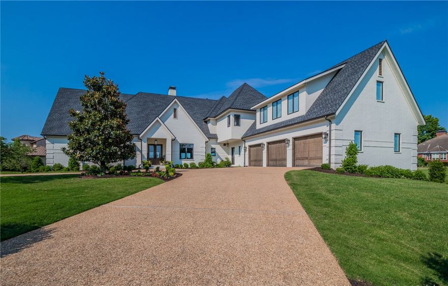 Take advantage of a rare opportunity to own almost 1 acre on prestigious Pinnacle Drive in Pinnacle Country Club overlooking the 17th green. This completely remodeled custom 6,879 sq ft 3 level home features 5 bedrooms, white oak premium hand-scraped hardwood floors, Smart Home Technology (control 4), new fireplace, 2 laundry rooms & all new professional landscaping to just name a few. Private Master Suite with large walk in closet with island, quartz countertops, gourmet Kitchen open to Living Room and wall of windows with impressive views of the golf course.  Walk-out basement features 2 bedrooms, 3 bathrooms, eat-in kitchen with bar, media room & fitness area. Multi-level decks & patios perfect for entertaining with large flat backyard and separate golf cart garage.