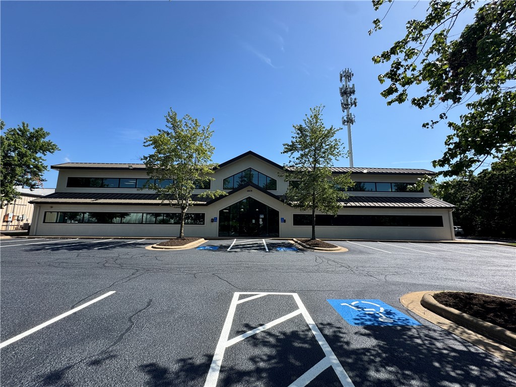 +/- 24,360 SF property located in East Fayetteville along the Razorback Greenway and near Lake Fayetteville, this versatile building on +/- 1.40 acres offers a rare opportunity for a variety of commercial uses. Zone C-1, the space was formerly an accredited school with multiple classrooms and dedicated office space, and homed an indoor batting cage business. Ideal for a daycare, educational facility, medical office, or recreation-based business, the property combines high visibility with flexible space in one of Fayetteville's fastest growing areas - priced to sell at $197/SF!