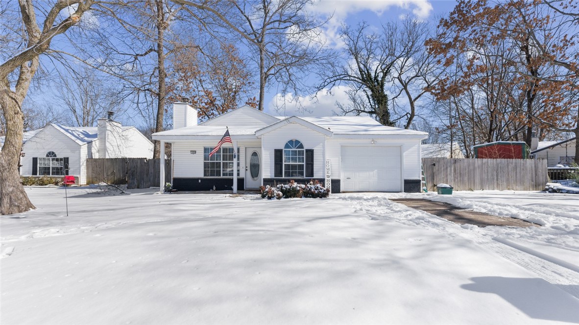 Charming single-story in Fayetteville right off the Weddington exit! Well-kept, updated, and cozy on a quiet street. Modern updates including cosmetics, water heater 2019, HVAC 2020, and roof 2015. Most homes with this floor plan have the washer in dryer in the garage and this is one has them inside which also gives additional storage in the oversized garage! The yard is flat with room to entertain. Ideal for comfortable living in a vibrant community close to the Fayetteville bus system and walking distance to food, schools, and entertainment. Will consider selling furnished to make it as move in ready as you can get! Snow has delayed professional photos. Seller provided ones until we can get the new ones uploaded.