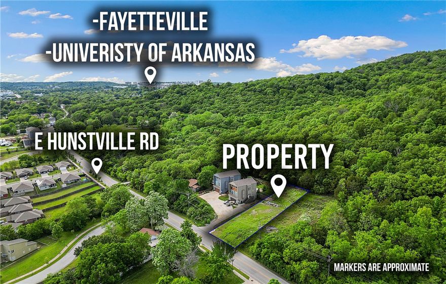 Cleared residential lot in Southeast Fayetteville. Public utilities and fiber internet available. Only 10 minutes from University of Arkansas and Razorback Stadium. 5 minutes to Dickson St.  No known deed restrictions other than City of Fayetteville standard codes and regulations. Perfect lot to build a multi story home with large roof top entertaining area or solar.