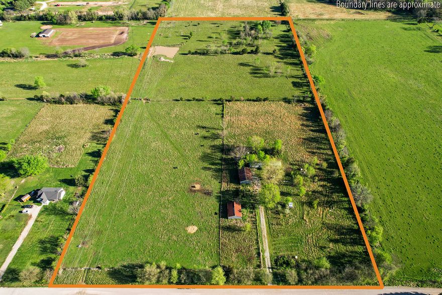 Beautiful 19.90 acres of open pasture, ready for your dream home or barndominium. With no restrictions, you have the freedom to build and use the property the way you want. Bring your animals and enjoy country living without limitations. The land is set up for both residential and agricultural use, featuring a 25x40 shop, loafing shed, storage building, cross fencing, and a livestock pond. Utilities are already in place with a good well on the property and rural water available at the road. An older mobile home is present on the property (conveys at no value). Property will require installation of a new septic system.
Call today to schedule your private showing!