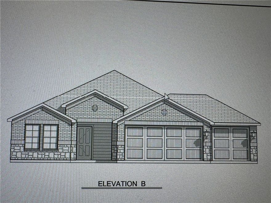 Delightful Denton plan with 3-car garage! Find your new home in Northwest Arkansas in Hudson Heights in Prairie Grove. These homes have fabulous features for comfortable, modern living. Each home features LVP flooring throughout! The living room features a beautiful electric fireplace with a poplar mantle! Kitchens have Quartz countertops, stainless steel appliances, and a stainless steel undermount kitchen sink with a pull-out faucet! Bedroom one with en-suite will feature a ceiling fan, quartz counters with dual sinks, oversized Walk in Shower and a walk-in closet. Home will be 4-sided brick, covered patio (per plan) Taxes and Parcel TBD. Come see us today.