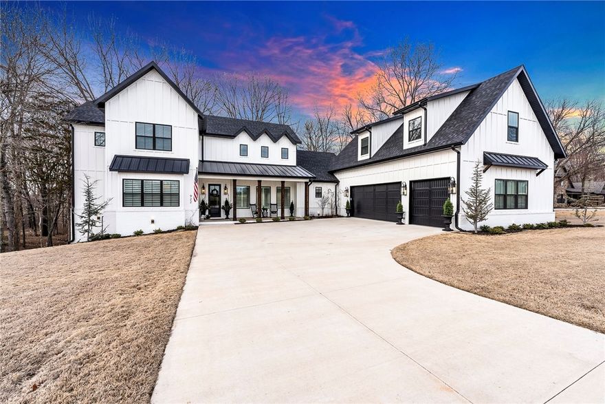 Stunning 2 story home built in 2021. Large living room with open kitchen concept. Five bedrooms with 5 full baths. Plenty of room for your family to enjoy. Butler pantry, walk-in pantry, trash compacter,  keyless entry, electrical outlets located in eave soffits, generator hook-up, remote activated bathroom windows. Remote activated curtains, plantation blinds, soft touch cabinets, pre-wired for future pool, Smart house! His and hers closets are some of the amazing features that makes this home a must see. Located just inside the highly desired Riverside Estates. Don't miss your chance to have luxury living in a beautiful country setting.