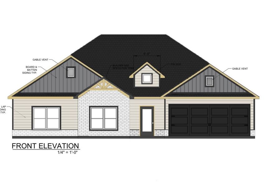 Imagine watching unobstructed sunsets from your beautiful new 4 bedroom home which is currently under construction in Prairie Grove.  Beautiful open floor plan with a fireplace in the living room.  Walk out onto your covered patio from the living space and take in the sunsets with no homes obstructing the views.  The bright open kitchen has granite counter tops, a walk-in pantry and stainless steel appliance package.  The master bedroom features a large master bath with walk-in tiled shower and a stand alone tub.  Exterior of this lovely home will be brick and siding combination.  Prairie Grove has a beautiful Park with walking trails, a wonderful city pool and great school system.  The annual Junk ranch and the Clothesline fair are fun for all ages.  Photos are from Architectural renderings and are representative only.  Sample interior photos are representative also. Colors and finishes may vary.  Square footage is approximate and dimensions may change based on final as-built conditions.  Completion date may vary.