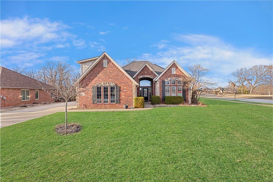 Discover this gorgeous 3-bedroom, 2-bathroom home in the highly coveted Woods Creek Subdivision, one of Bentonville’s most vibrant communities! Step inside to find stylish new flooring in the living room, office, and hallway, complemented by a formal dining room and a spacious eat-in kitchen with abundant cabinet space. The inviting living room features a charming brick fireplace and opens to a backyard oasis with tranquil pond views. The master suite offers a private bath and walk-in closet, while two additional bonus rooms provide versatility—perfect for a game room, home office, or guest space. Enjoy the fantastic community amenities, making this an ideal place to call home. Don’t miss out on this incredible opportunity—schedule your showing today!
