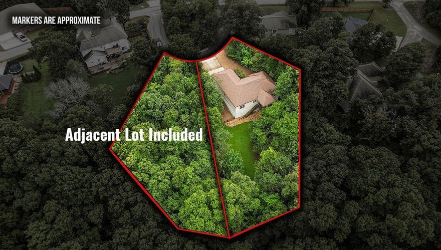 This beauty comes with a brand new HVAC system... upgraded kitchen... and an EXTRA lot with it! The seclusion this house offers is pretty special too as it sits on the back of a cup-de-sac. This has been lived in by only 1 previous owner and has been well taken care of. Recently the owners did an upgrade to the kitchen with adding quartz countertops and a nice backsplash. OH.. and the cabinets in this house are much more higher end than any other house in this price point you'll find! Okay... last thing.. the backyard. The owners have cleared it out and added nice grass in the backyard so it really feels special when sitting on the back deck or throwing the ball around with the kids or dog in the backyard. We'd love to have you come look at it!