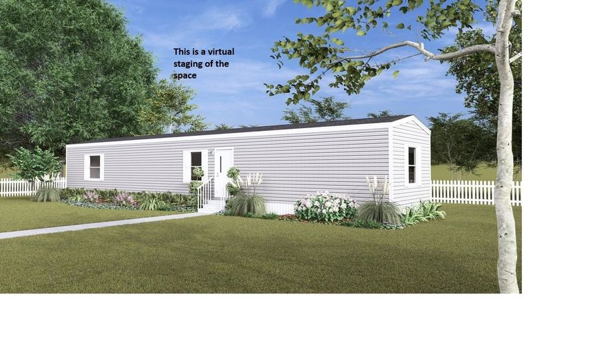 New 3 bed 2 bath manufactured home with porch on a half acres lot. Will qualify for VA, Rural Development and FHA loans. Near lakes and rivers. Come and take a look!