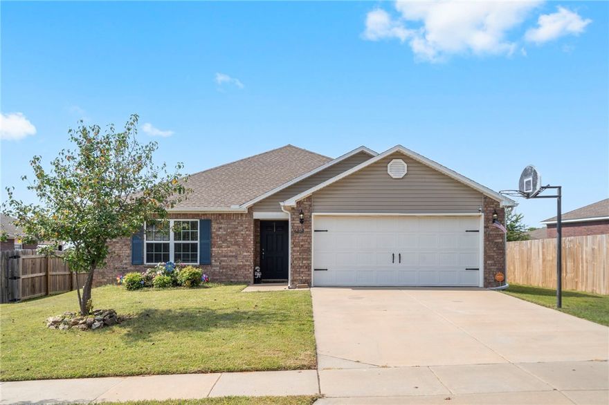 This specious 3 bedroom home is in need of a new owners to love it and make it their own.  It has been painted in Sep. 2025 and retouched to help the new owners to move in quickly.  The main area of the house is opened and is perfect to spend time with friends and family while making meal in the spacious kitchen.  You can even save money on appliances as this home comes with a fridge, washer and dryer at no additional cost.  The 2 car garage can accommodate your cars while the extra storage shed in the back yard can be used for bikes and other adventure toys that you don't want in the house.  The second shed is fully connected to power, has it's own mini split cooling/heating system and offers all year round comfort.  It is perfect for a "man-cave", "she-shed", playhouse, or an office. And while we are on the subject of back yard, you need to check out the awesome deck, just waiting for someone to enjoy it.  There is even a fire pit to have smores by.  So stop by and see if you just found your next home?