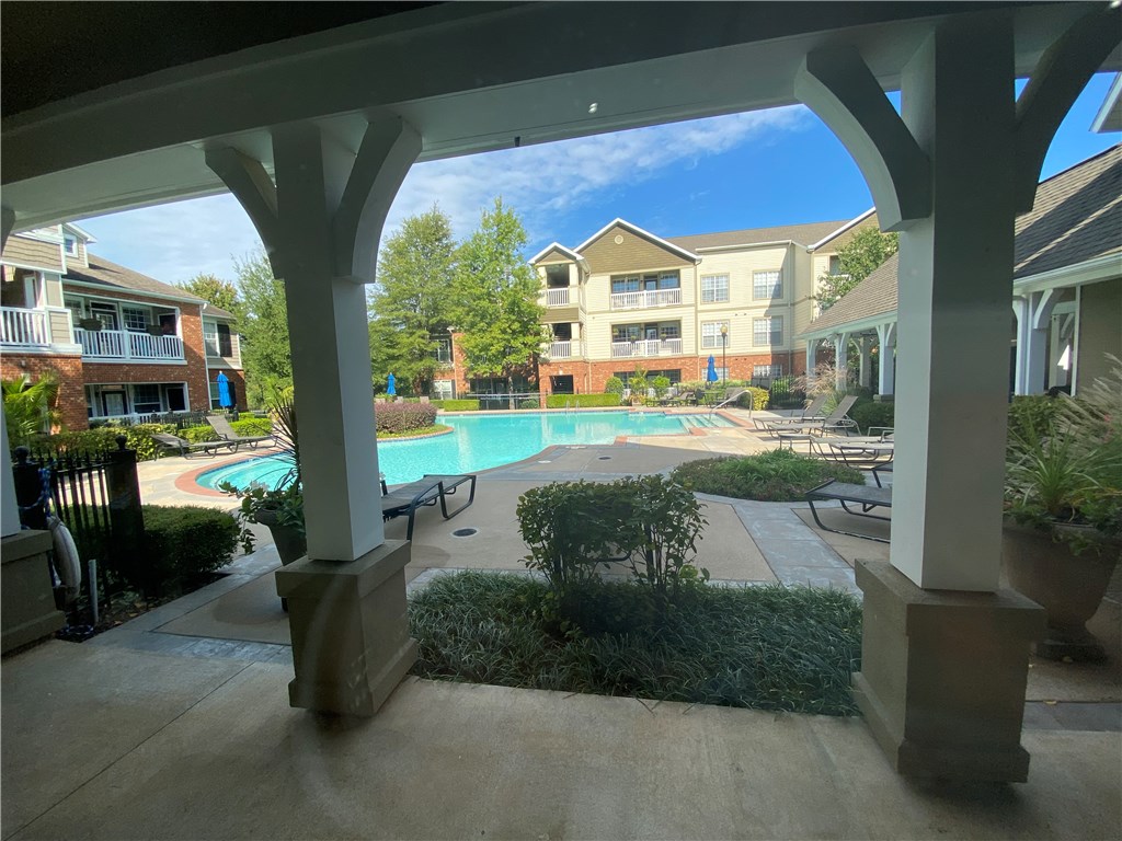 Prime location in Fayetteville. Updated 2 bedroom 2 bath condo with bamboo flooring and granite countertops. Open floor plan and inviting covered patio..great for entertaining! Tons of natural light. Clubhouse offers a cyber cafe, outdoor cooking and entertaining, pool table, fitness room, dog park, and oversized community pool!
