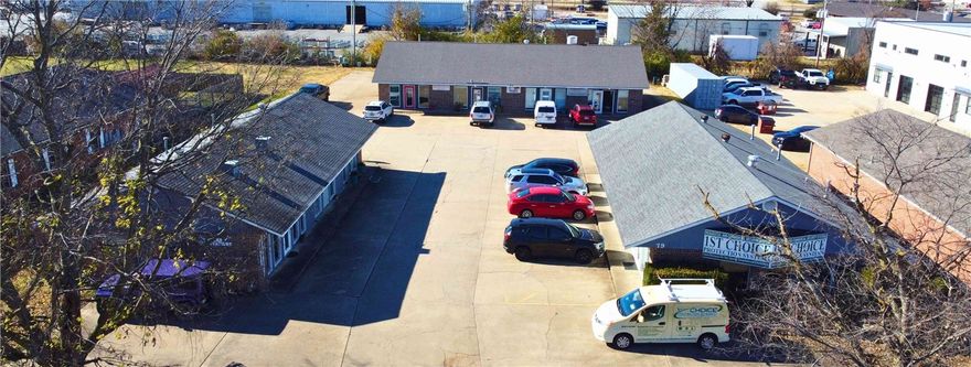 Value-add, rent upside potential. Ideal site for local daily-needs tenants/businesses. Central Fayetteville location. Within close proximity to i-49 and 71b/college.