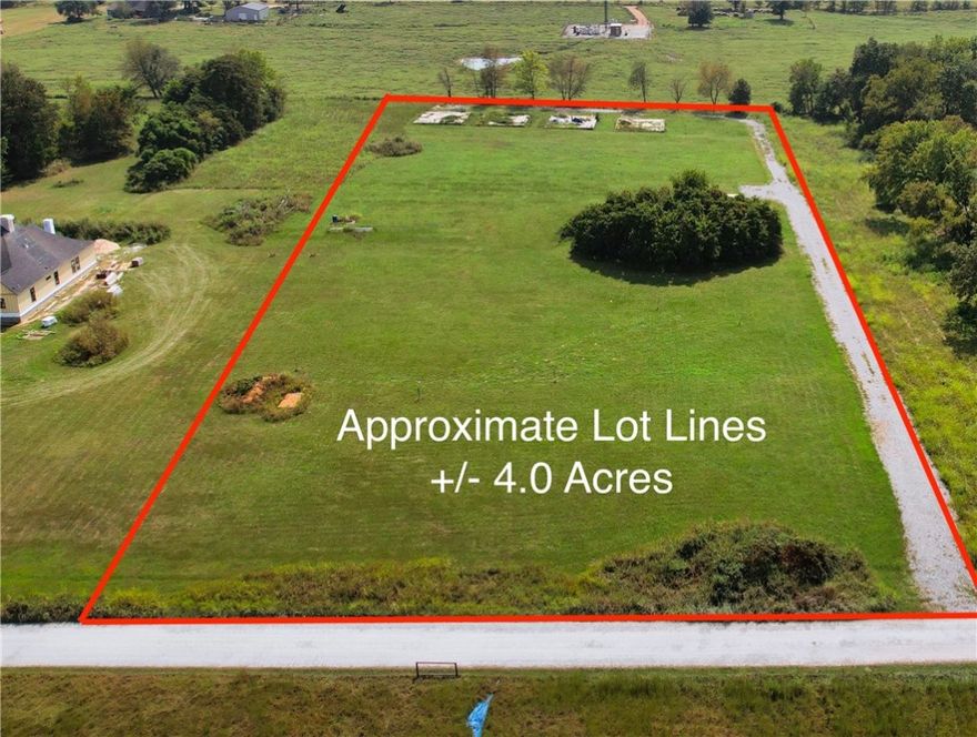 Exceptional, flat +/- 4 acres in a serene rural setting, complete with septic system and private well already in place. Electric is available at the street for hook up.  This ready to build property provides an ideal foundation for your dream home in a peaceful countryside location. Septic design is equipt for a 4 bedroom home.