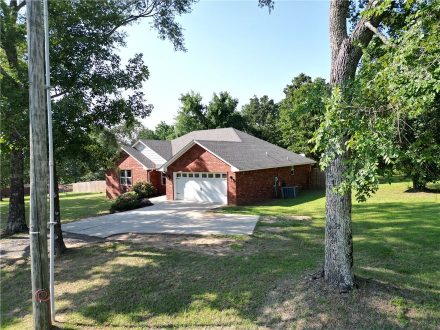 Welcome to this beautiful 1,622 square foot home offering 3 bedrooms and 2 full bathrooms, including a spacious primary suite for added comfort and privacy. Freshly painted throughout, this home features a bright and inviting interior with stylish granite countertops in the kitchen, perfect for cooking and entertaining.

Enjoy the convenience of a two-car garage and the added bonus of a large back porch—ideal for relaxing or hosting gatherings. The fully fenced backyard offers privacy and plenty of space for outdoor enjoyment, all set on a generous 1.03-acre lot.

Whether you're looking for peaceful living with room to grow or a move-in ready home with thoughtful updates, this property delivers both. Don't miss the opportunity to make it yours!