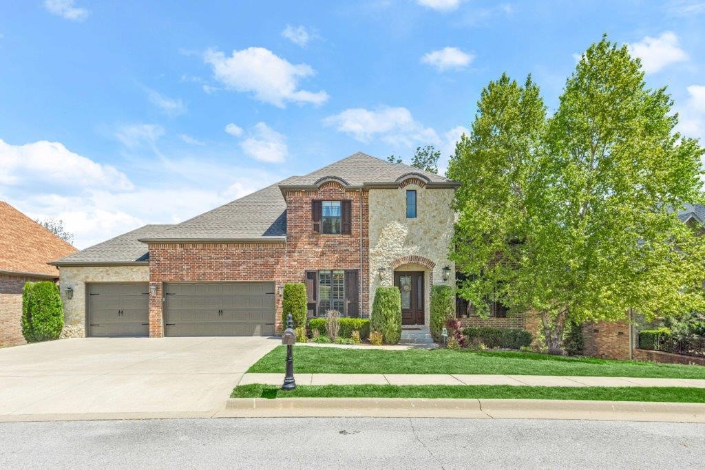 LAKE VIEW SHADOW VALLEY HOME! 3 Level home, 4 Bedrooms plus office, bonus room & flex room. Recent upgrades include all new paint & hardwood floors continued into Master suite & upstairs. Features black framed windows & surround sound wiring. Large formal dining. Office and upgraded amazing glass French door, gas log fireplace, vaulted ceilings. Living space is bright & open w/gorgeous views. Living room has built-ins & gas fireplace. Kitchen features pantry, built in oven & microwave, beverage bar area, gas range & upgraded handmade backsplash. Large eat-in area. Covered upper level deck. Laundry/mudroom has built-ins & sink area. Master suite on main level has extra nursery/vanity room, bath has whirlpool tub, tiled shower, large double vanity and a huge his & her closet! Upstairs is a large bonus room. 2 Guest bedrooms share a J & J Bath and WIC’s. Another guest bath & bedroom upstairs as well as an extra storage room w/attic access. Lower level offers a great flex room with a half bath & access to lower patio.