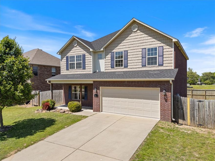 Like-new 4 bedroom home with a bonus room and separate dining area offers the perfect combo of space, functionality, and location. Recently refreshed with brand new carpet throughout and fresh paint from top to bottom, this home is clean, and truly move-in ready.

The spacious layout features a large walk-in pantry, oversized primary closet, and flexible bonus room upstairs with endless possibilities. A separate dining area and open living spaces provide plenty of room for entertaining and everyday living.

Just off the 102, this home offers quick access to everything Northwest Arkansas has to offer including schools, Walmart Market, Trails and Food. 
The smaller lot makes for easy  maintenance while still offering added privacy, backing to no homes and an open retention area behind the property.