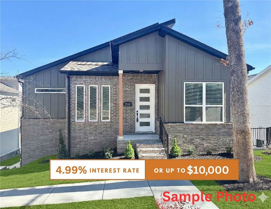 Discover this stunning modern home in the perfect East Fayetteville location—just a short walk to beloved Gulley Park! Malcom floorplan featuring designer finishes throughout. Enjoy a spacious open floorplan with a large living room, electric fireplace, custom beams, accent wall and beautiful wood flooring. The chef’s kitchen boasts 3cm quartz countertops, stainless steel frigidaire professional-grade appliances, custom cabinets to the ceiling with soft close hinges, vented hood, and a walk-in pantry. The luxurious primary suite includes hardwood floors, and a spa-like bathroom with walk in tile shower, soaking tub, double vanities and walk in closet. With a formal dining area, large covered balcony, extra storage and included blinds and gutters, this home blends comfort, style, and convenience in one unbeatable package. POA maintained lawncare and access to Niokaska Creek Trail from the neighborhood!