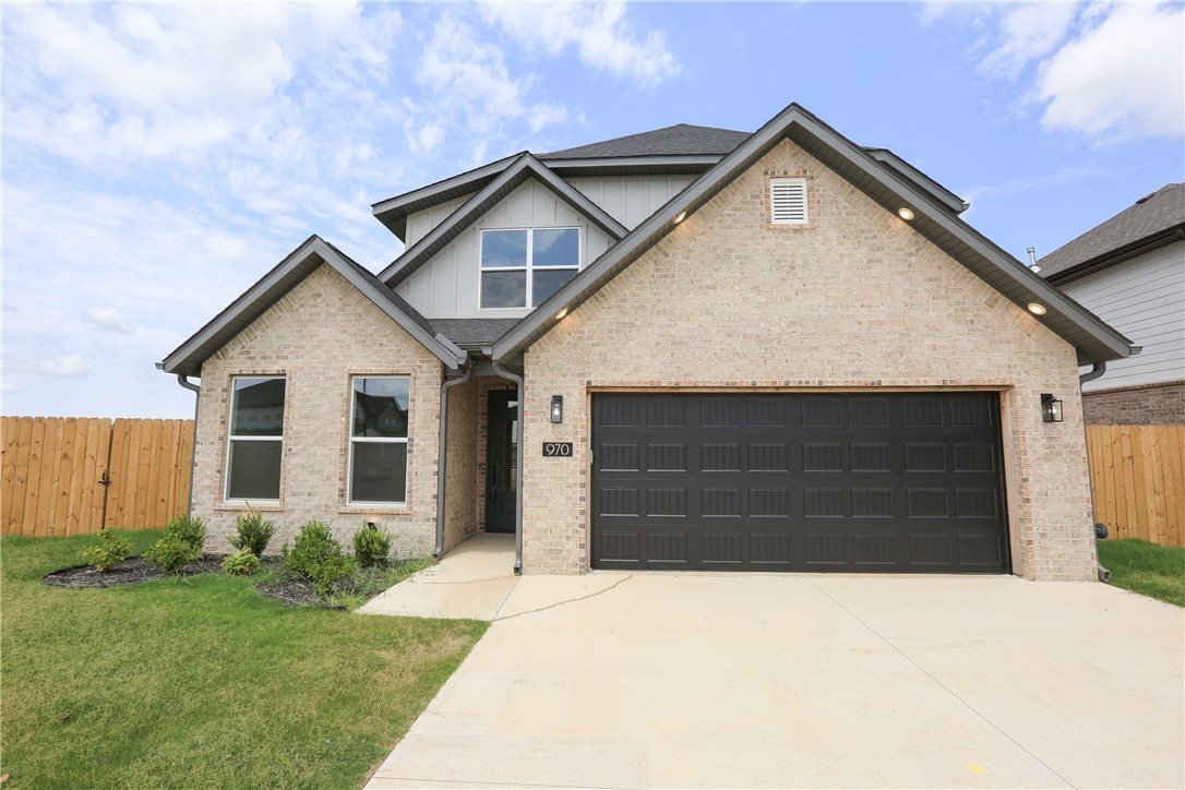 Be the first to reside in this gorgeous new construction home, located right across from Gamble Elementary. The home features an open kitchen with a spacious walk-in pantry, luxury vinyl plank flooring throughout the first floor, and custom kitchen cabinets that reach the ceiling. The main level includes two bedrooms and two full baths, while the second floor has two additional bedrooms, a full bath, and a game/bonus roomāideal for entertaining or a 5th bedroom. Home features nice upgrades such as quartz countertops, tiled showers, electric fireplace, custom trim for the fireplace wall, EV port and a gas drop for outdoor grilling. The kitchen has a big size island, custom cabinets and an oversized pantry. Near Gamble Elementary and Bentonville West High Schools. One year lease available.