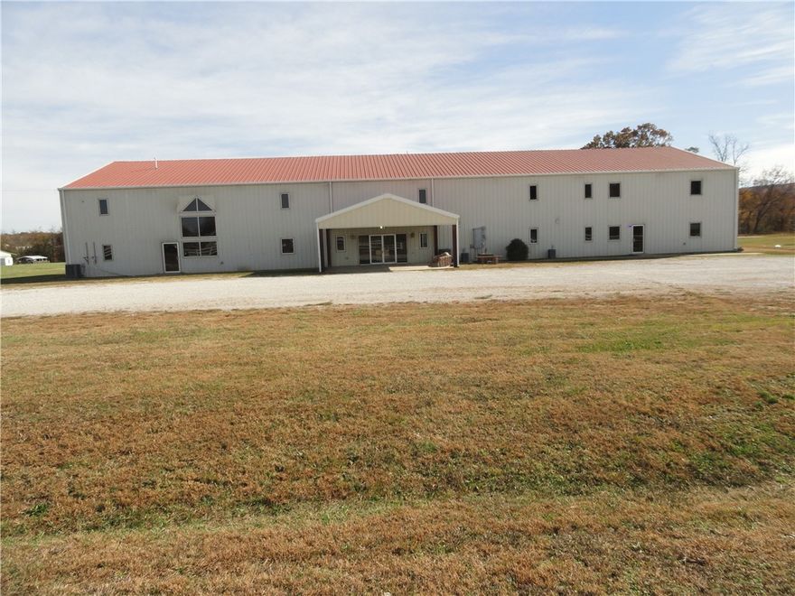 Spacious 16,000 sq ft church building in a prime location in Marshall on 6.36 acres M/L of mostly level land with a little patch of woods that adds to the charm of this property. Church services were held here until October 2025. Property features ample parking, large sanctuary, sound booth, balcony, huge kitchen area, fellowship hall, baptistry, restrooms, offices, & multiple Sunday school rooms. Part of the upstairs area was being used for a women’s faith-based substance abuse rehab program, including bedrooms, bathrooms, office, large living area & space for Bible study, classes or work-out area & bonus rooms. This property would be perfect for continuing as a ministry facility, rehab program or adapting for a new congregation. Outdoor amenities include a basketball court, playground & equip and with 6.36 acres, ample open space for outdoor activities such as volleyball, softball, etc. or building more commercial endeavors. Endless potential for church, community or commercial use—ready for its next purpose!